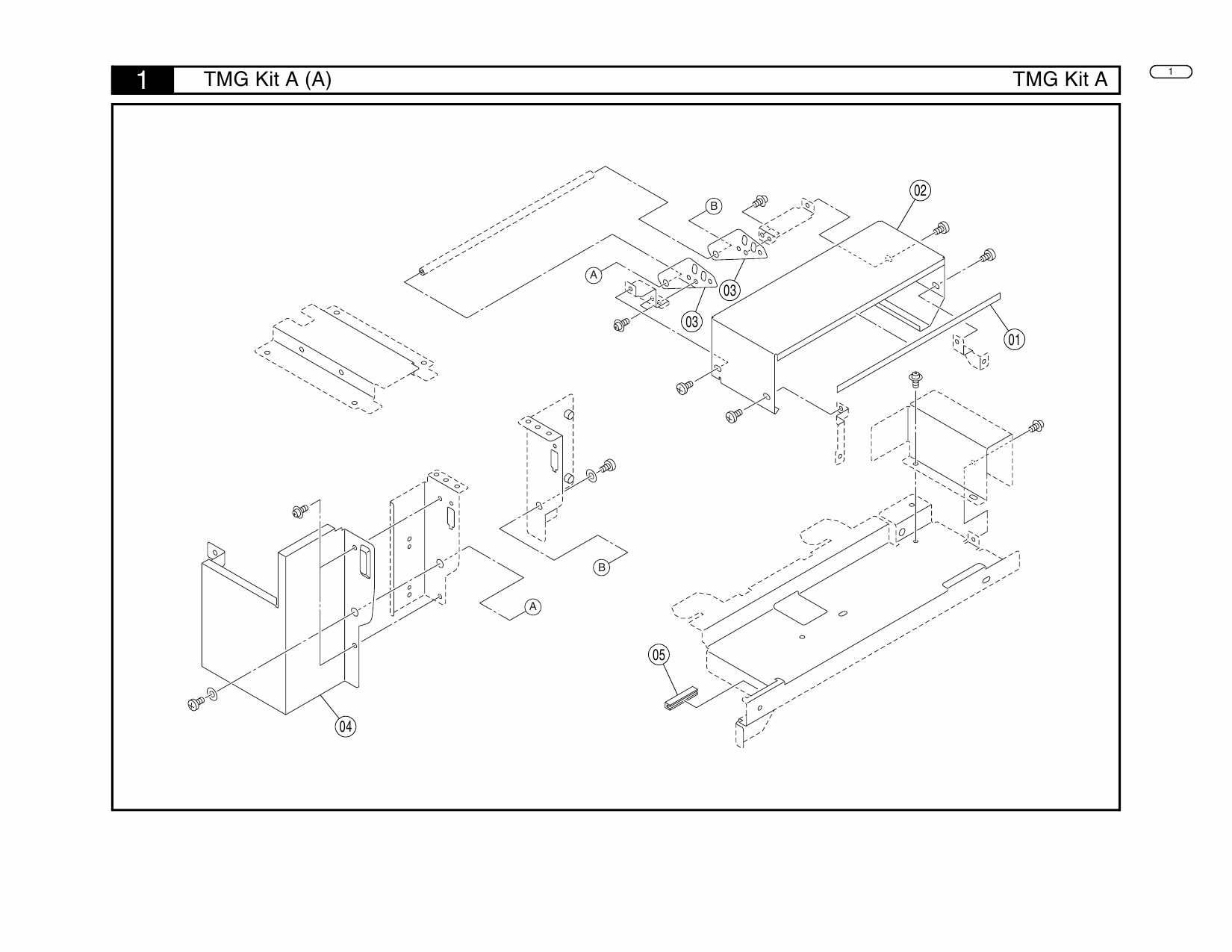 Konica-Minolta Options TMG-Kit-A Parts Manual-2